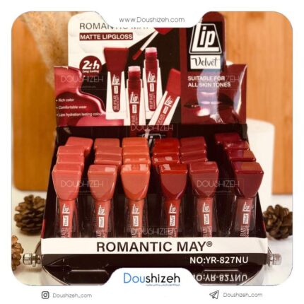 رژ لب مایع کد 827 رمانتیک ROMANTIC MAY