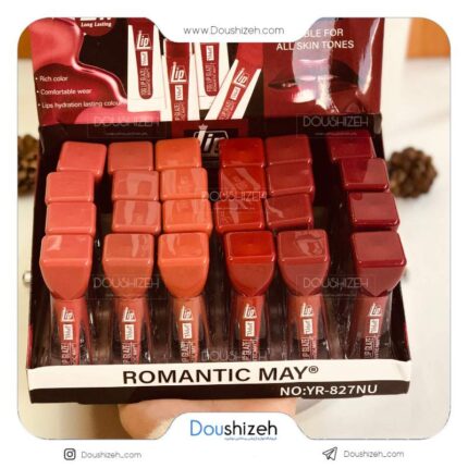 رژ لب مایع کد 827 رمانتیک ROMANTIC MAY