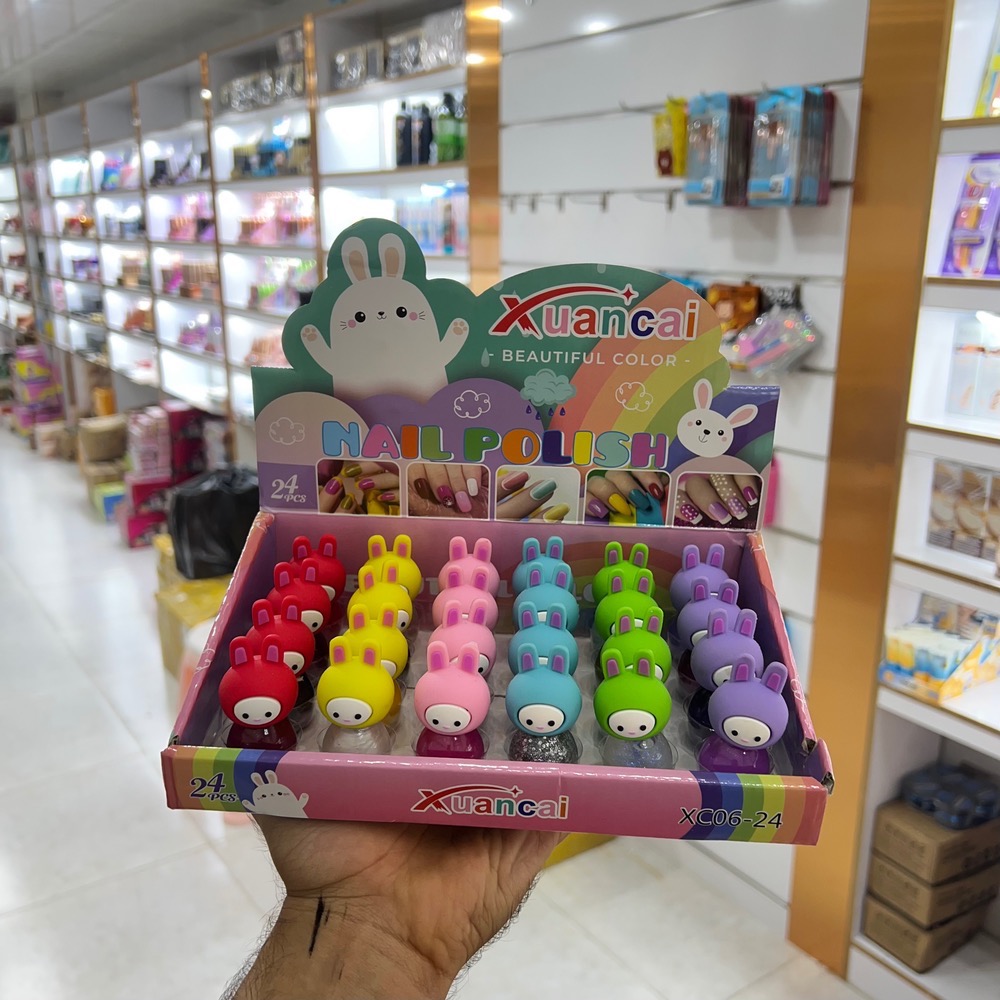 لاک ناخن بچگانه طرح عروسکی ژوانکی Xuancai