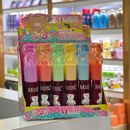 تینت لب کد 61 طرح خرس شیشه ای MAGIC