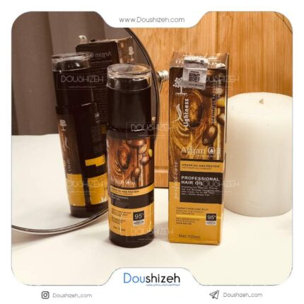 روغن مو آرگان جعبه شیشه ای لایتنس LIGHTNESS