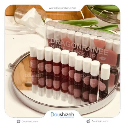 پک تینت لب 10 عددی DR156 شفاف DRAGON