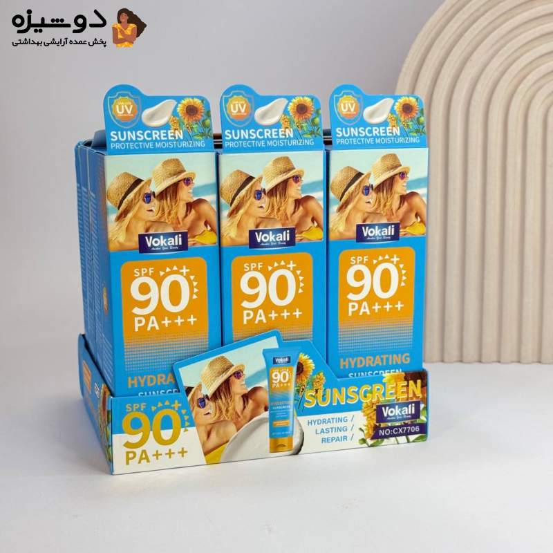 ضد آفتاب 7706 بی رنگ حاوی آبرسان VOKALI