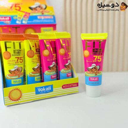 کرم ضد آفتاب کد 7566 بی رنگ VOKALI