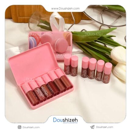 پک رژ لب مایع 6 عددی 41498 ماکارون کالر کستل