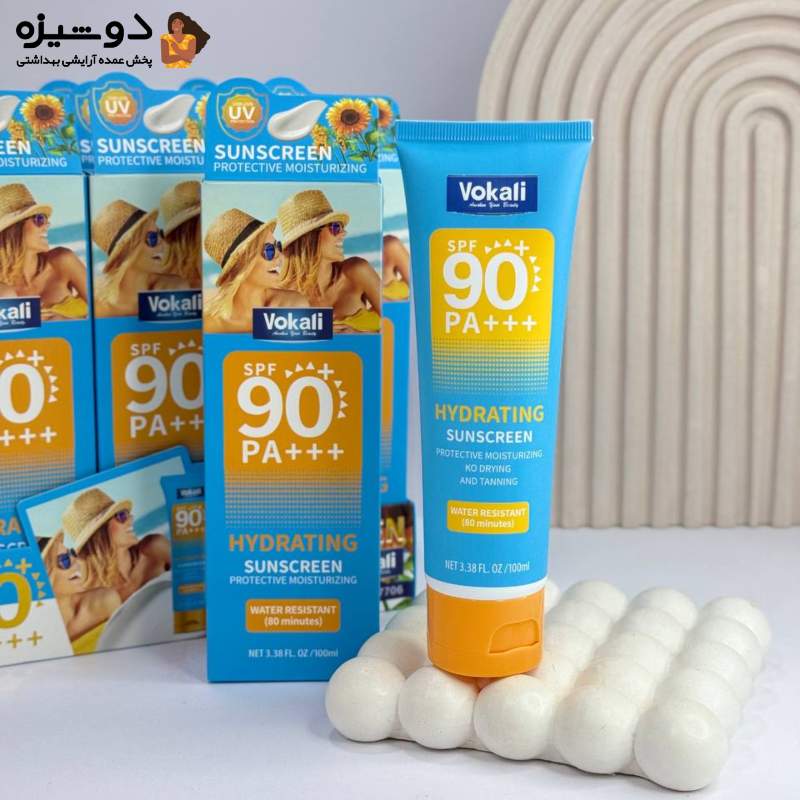 ضد آفتاب 7706 بی رنگ حاوی آبرسان VOKALI