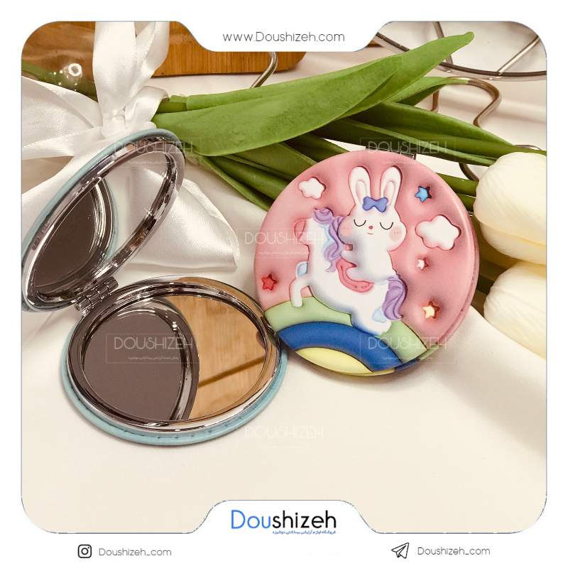 آینه فانتزی دوطرفه مدل سه بعدی دایره ای