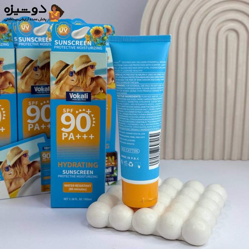 ضد آفتاب 7706 بی رنگ حاوی آبرسان VOKALI