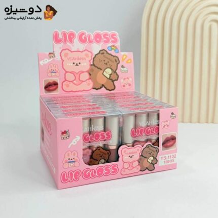 پک رژلب 4 عددی خرس 1102 یاکیس YEAHKISS