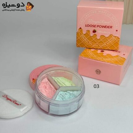پودر فیکس رنگی DR102 طرح بستنی DRAGON