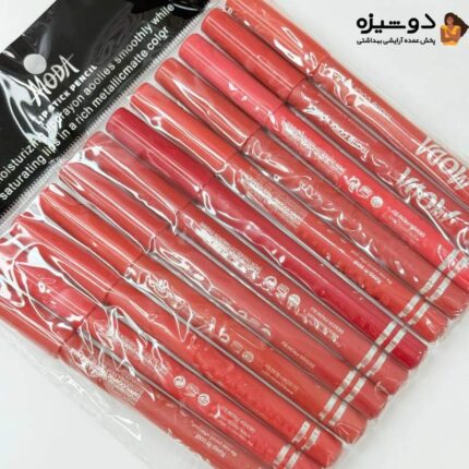 پک رژ لب مدادی 12 عددی مدا MODA