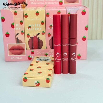 پک رژ لب مایع 3 عددی DR40 دراگون DRAGON