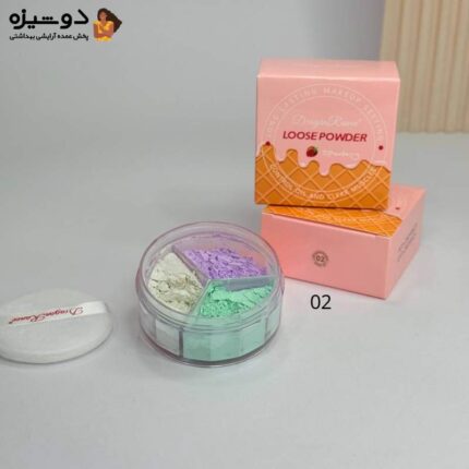 پودر فیکس رنگی DR102 طرح بستنی DRAGON