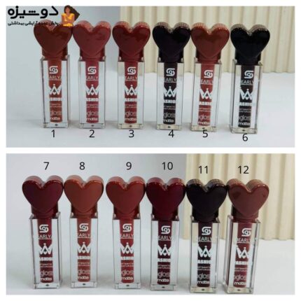 رژ لب مایع قلبی QE7119 کرلیا QEARLYA