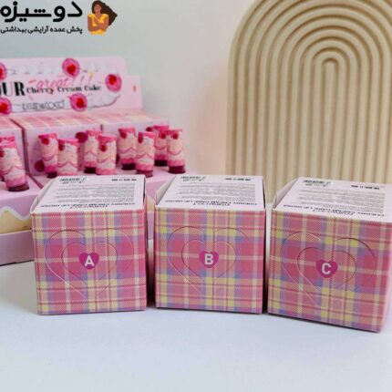 ست رژلب مایع 245550 طرح کیک KEVIN COCO