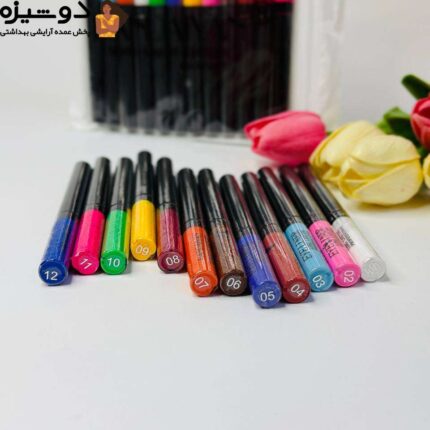 پک 12 عددی خط چشم رنگی هندیان HANDAIYAN