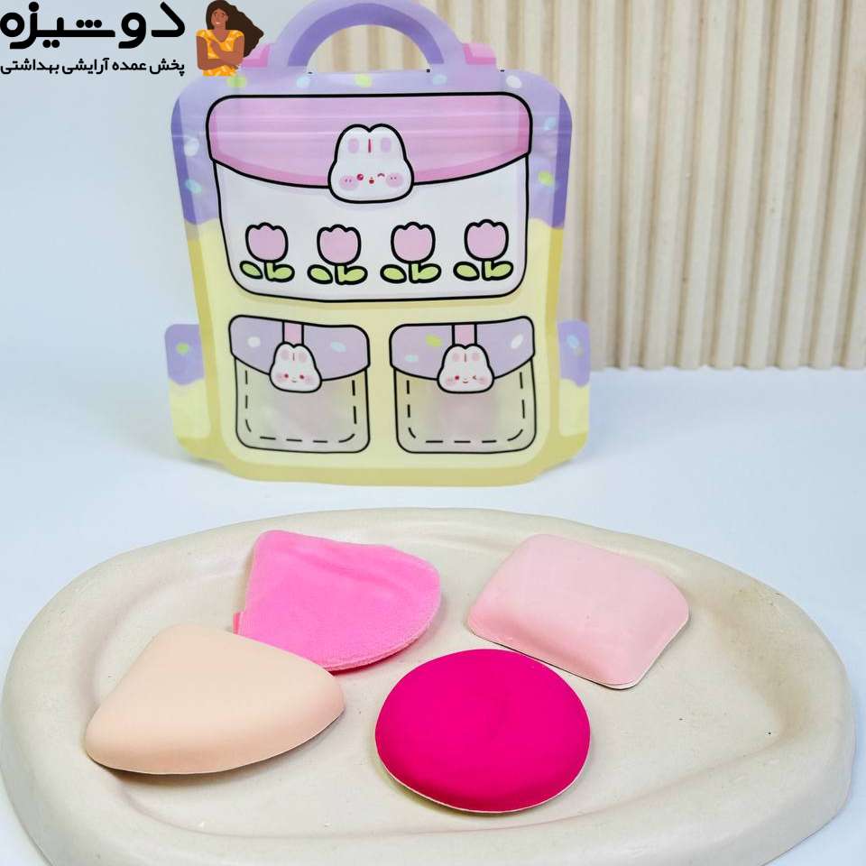 ست 4 عددی پد پنکک کیف خرسی FP192