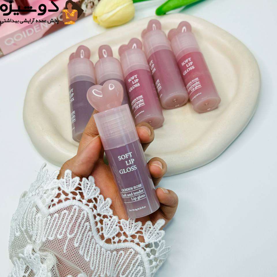 رژ لب مایع قلبی 5976A رنگ جیغ QOIDEN ROSE