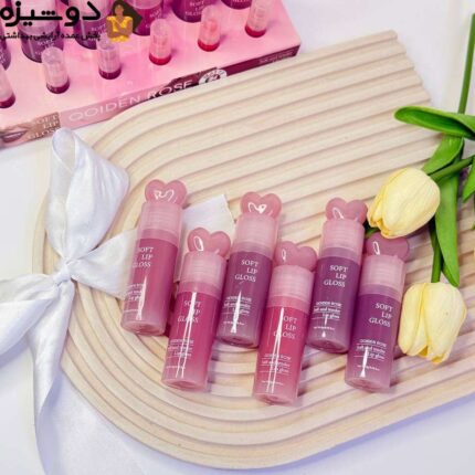 رژ لب مایع قلبی 5976A رنگ جیغ QOIDEN ROSE