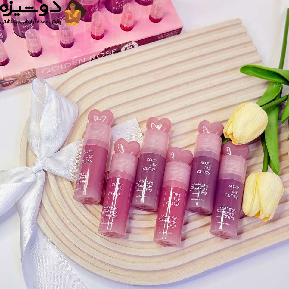رژ لب مایع قلبی 5976A رنگ جیغ QOIDEN ROSE