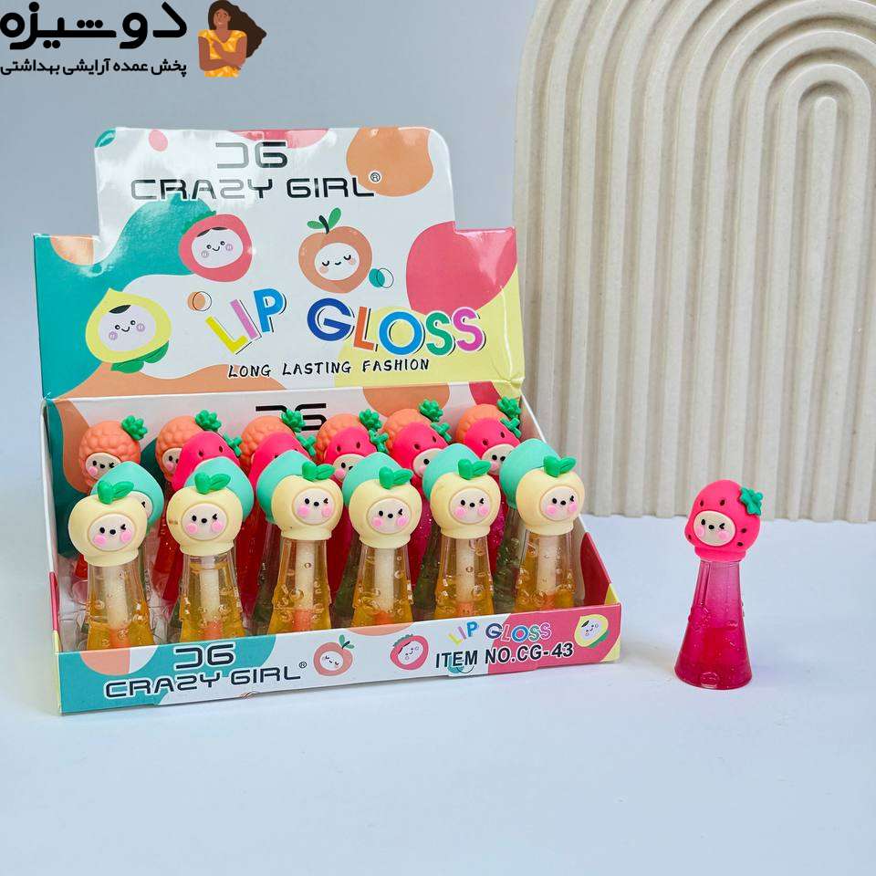 برق لب حرارتی CG43 میوه ای شاین CRAZY GIRL
