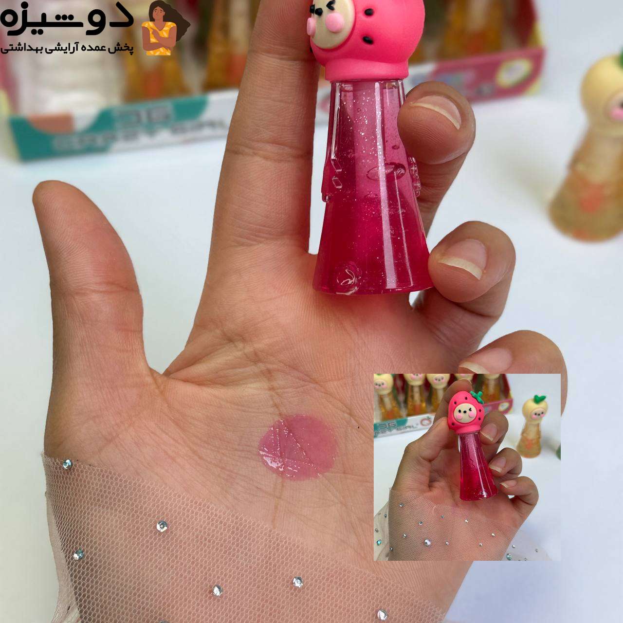 برق لب حرارتی CG43 میوه ای شاین CRAZY GIRL