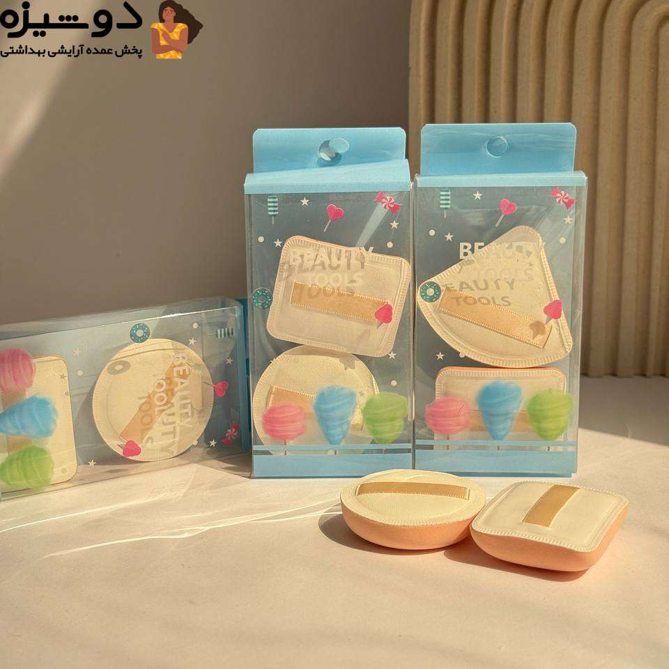 پک 2 عددی پد پنکک بستنی جعبه آبی