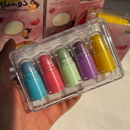 پک بالم لب 5 عددی 5412 بادکنکی QOIDEN ROSE