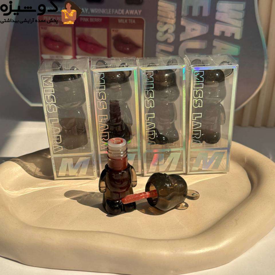 رژ لب خیس Ms222 خرگوش مشکی Miss Lara