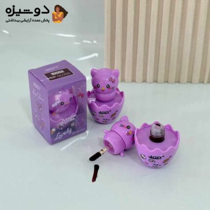 رژ لب جامد و مایع AL041 دوطرفه گربه AOZY