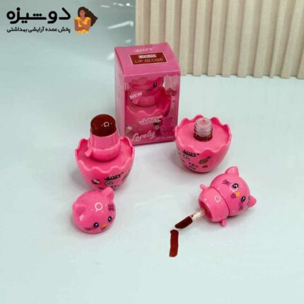 رژ لب جامد و مایع AL041 دوطرفه گربه AOZY