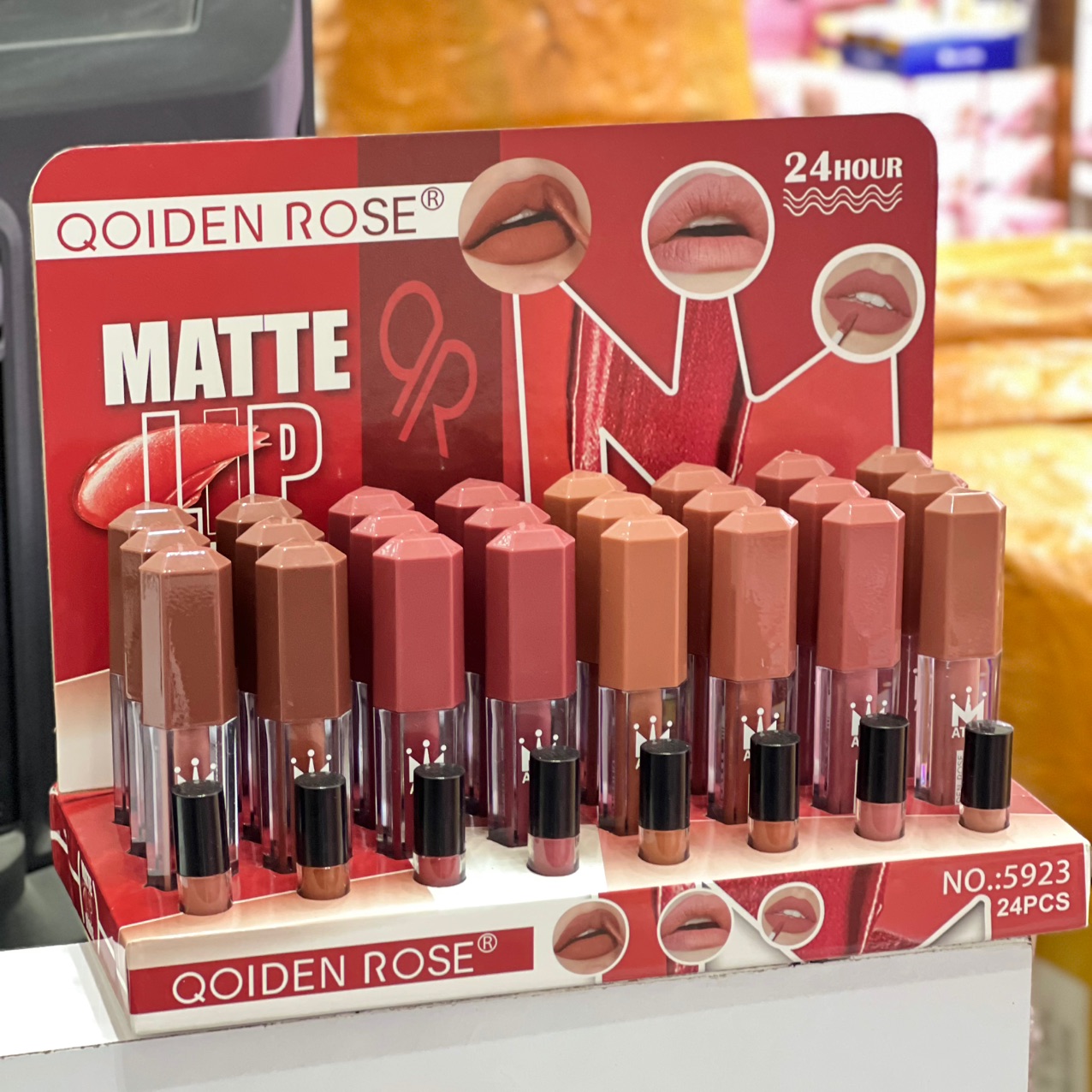 رژ لب مایع 5923 تستر دار QOIDEN ROSE