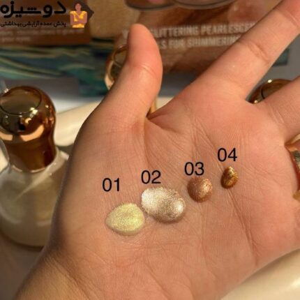 شیمر بدن و صورت 60014 طلایی Billion beauty