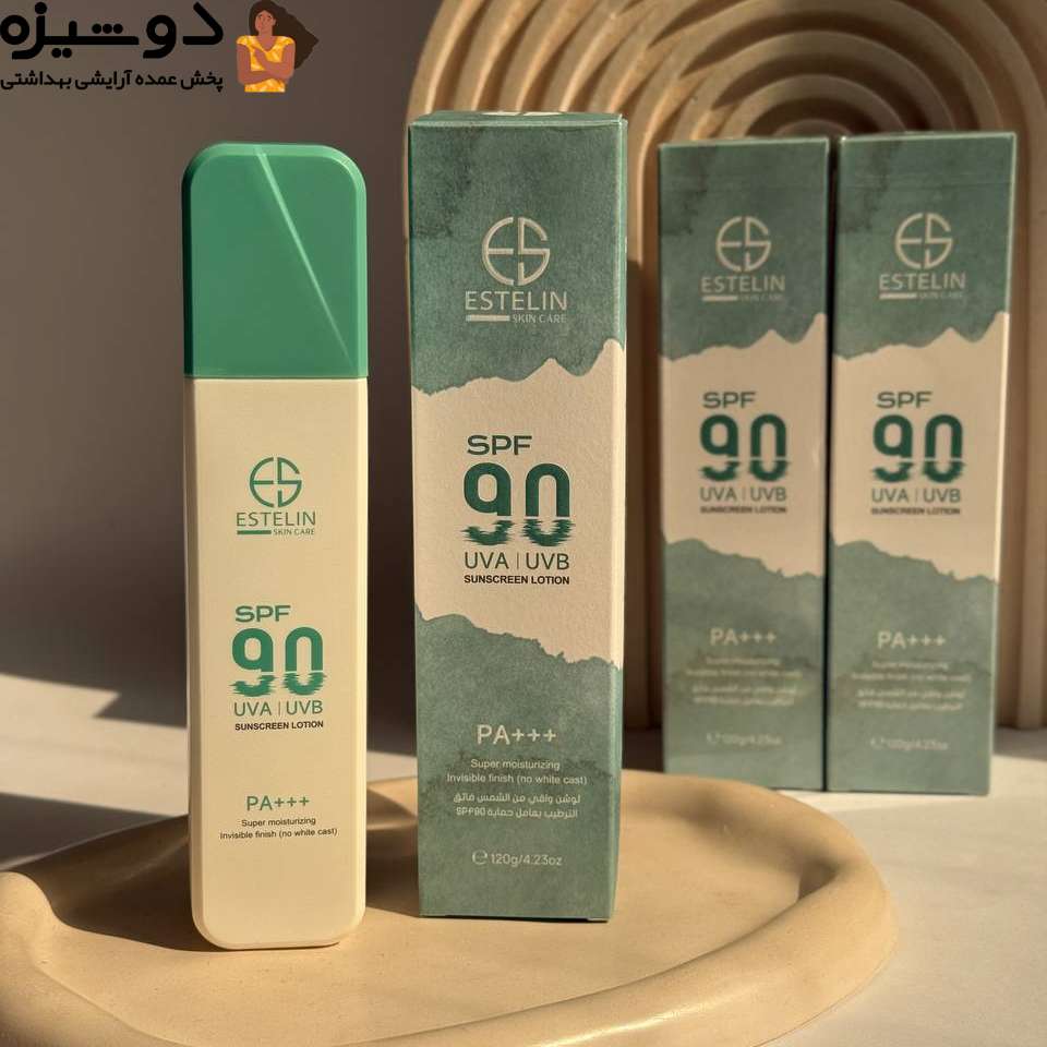 لوسیون ضدآفتاب بی رنگ ES0174 استلین ESTELIN