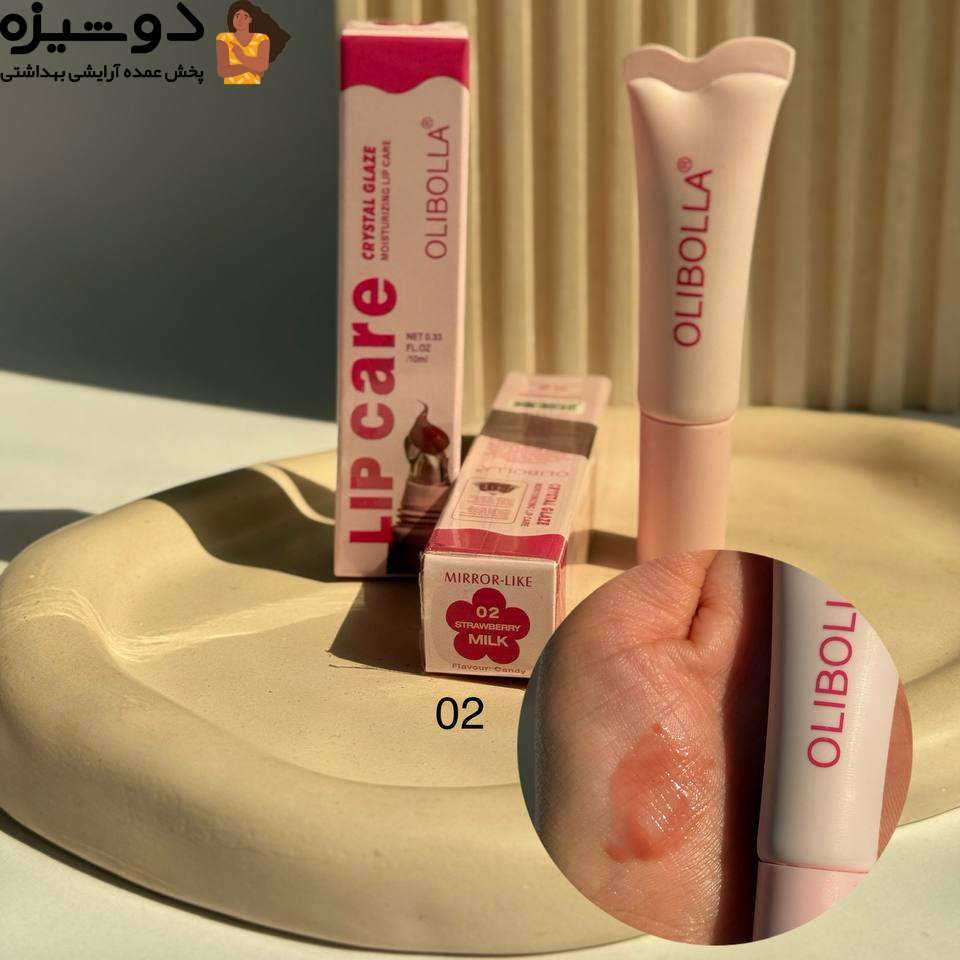 لیپ گلاس کریستالی 190 اولی بولا OLiBOLLA