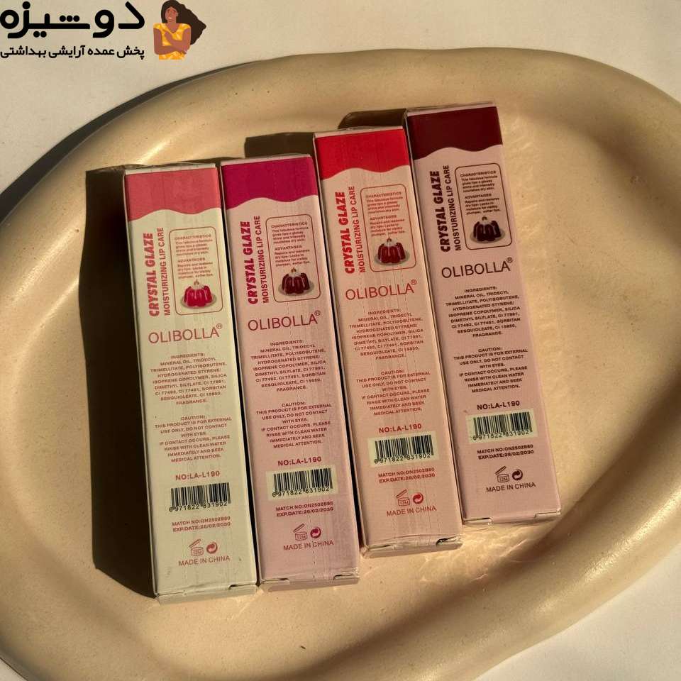 لیپ گلاس کریستالی 190 اولی بولا OLiBOLLA