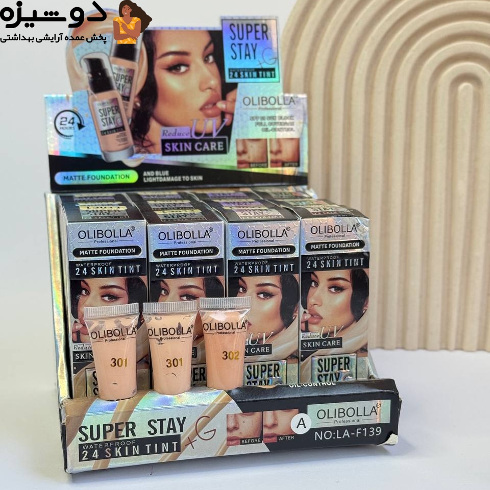 تینت پوست رنگی F139 تستر دار OLIBOLLA