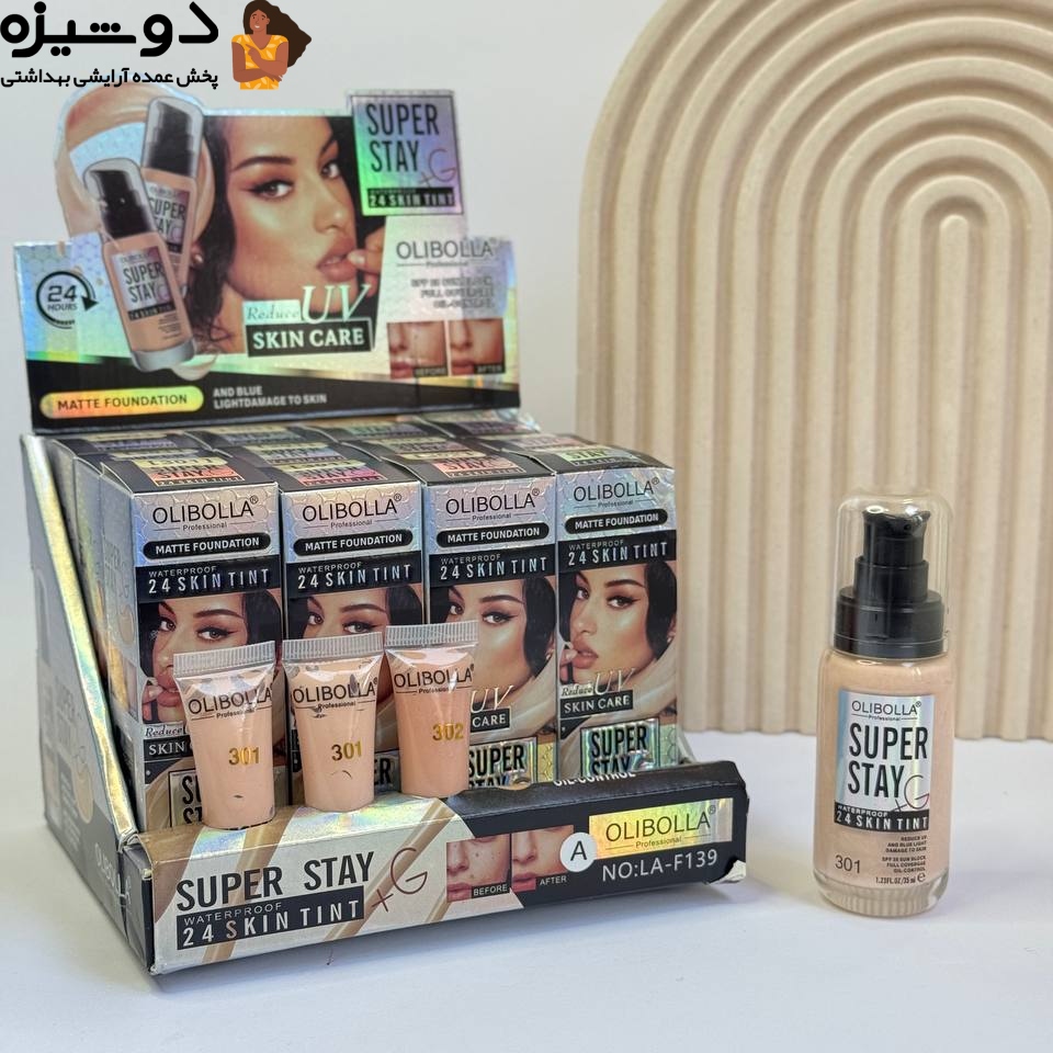 تینت پوست رنگی F139 تستر دار OLIBOLLA