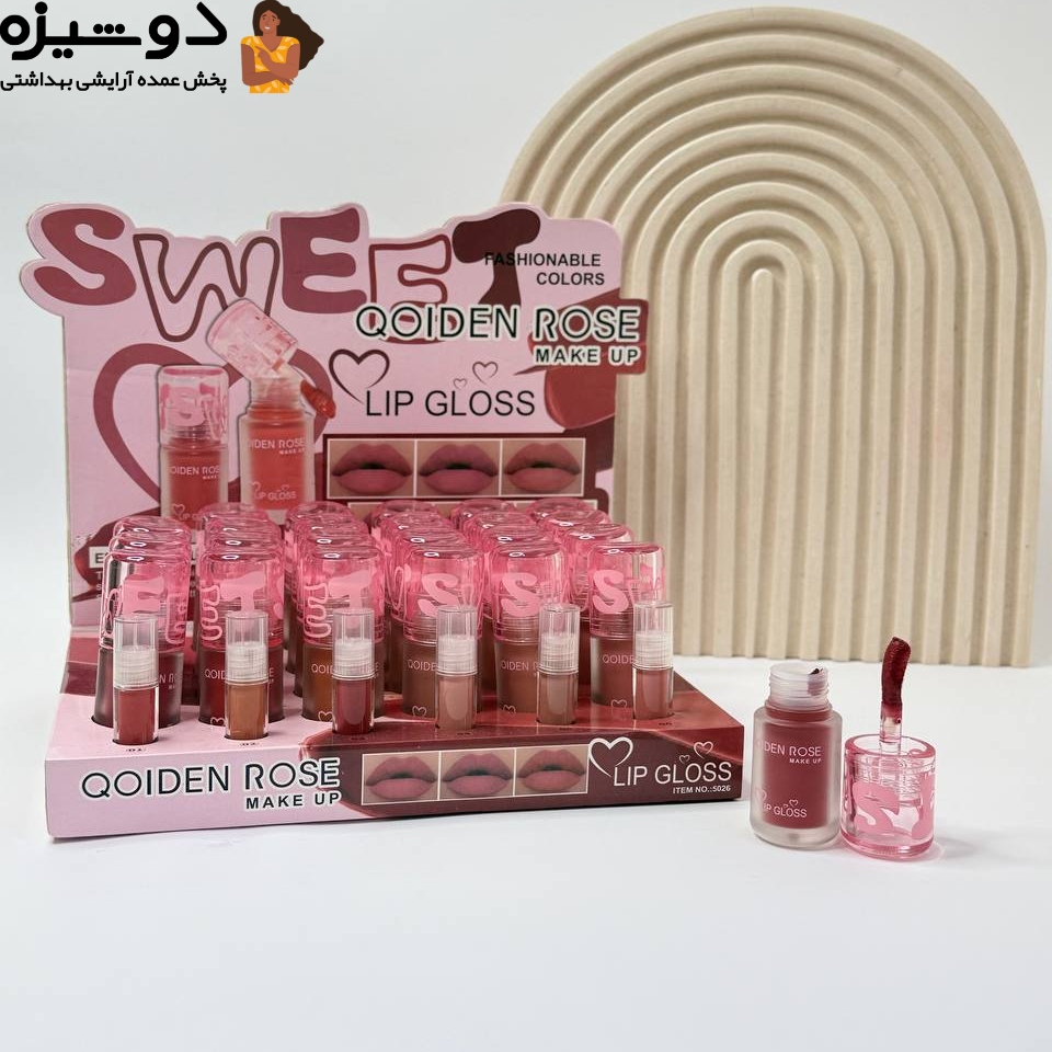 رژ لب مایع 5026 تستر دار QOIDEN ROSE