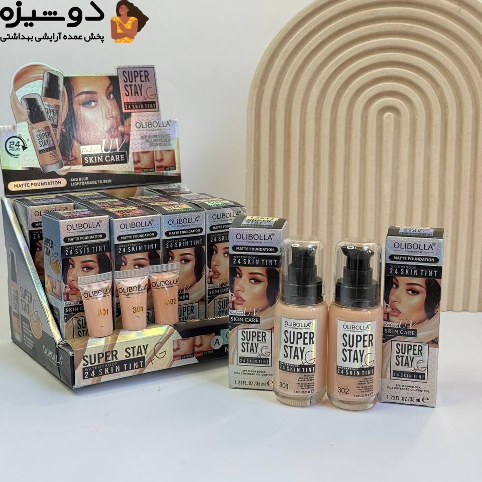 تینت پوست رنگی F139 تستر دار OLIBOLLA