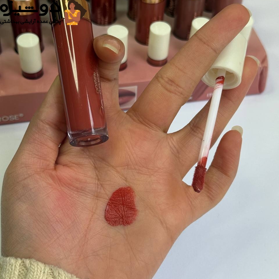 رژ لب مایع 5051 تستر دار QOIDEN ROSE