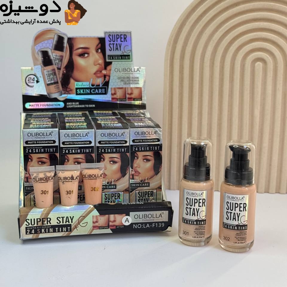 تینت پوست رنگی F139 تستر دار OLIBOLLA