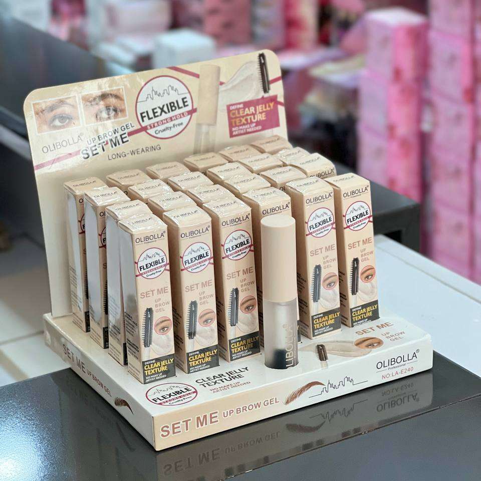 ژل لیفت ابرو E240 فرچه دو طرفه OLIBOLLA
