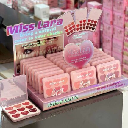 پالت رژگونه خیس 398 قلبی MISS LARA