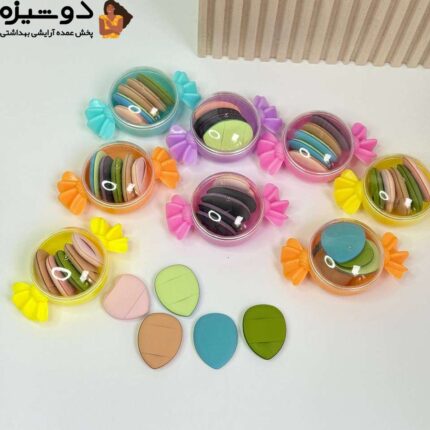 پد انگشتی آبنباتی 5 عددی رنگی