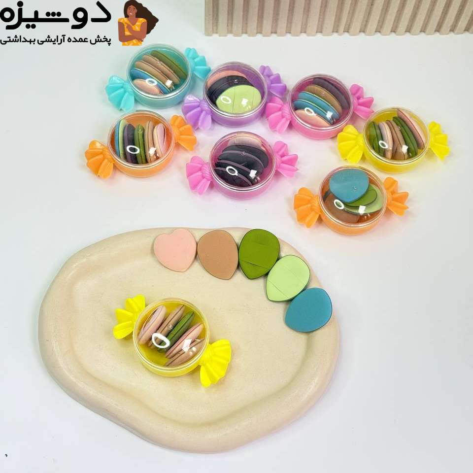 پد انگشتی آبنباتی 5 عددی رنگی