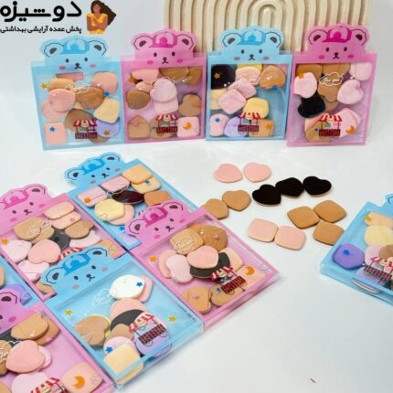 پک 12 عددی پد انگشتی طرح خرس
