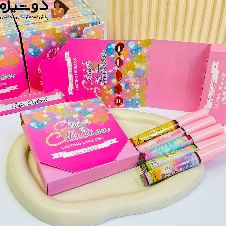 پک رژلب مایع 5عددی 4209 آبرنگی کالر کستل
