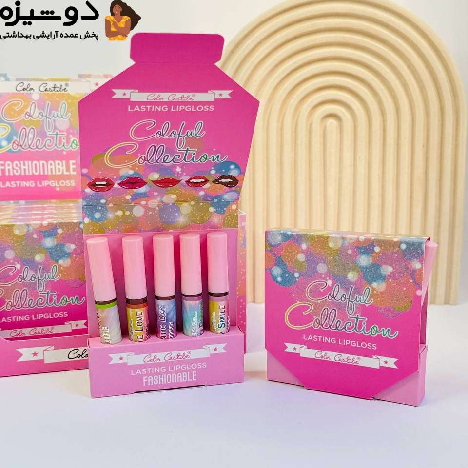 پک رژلب مایع 5عددی 4209 آبرنگی کالر کستل