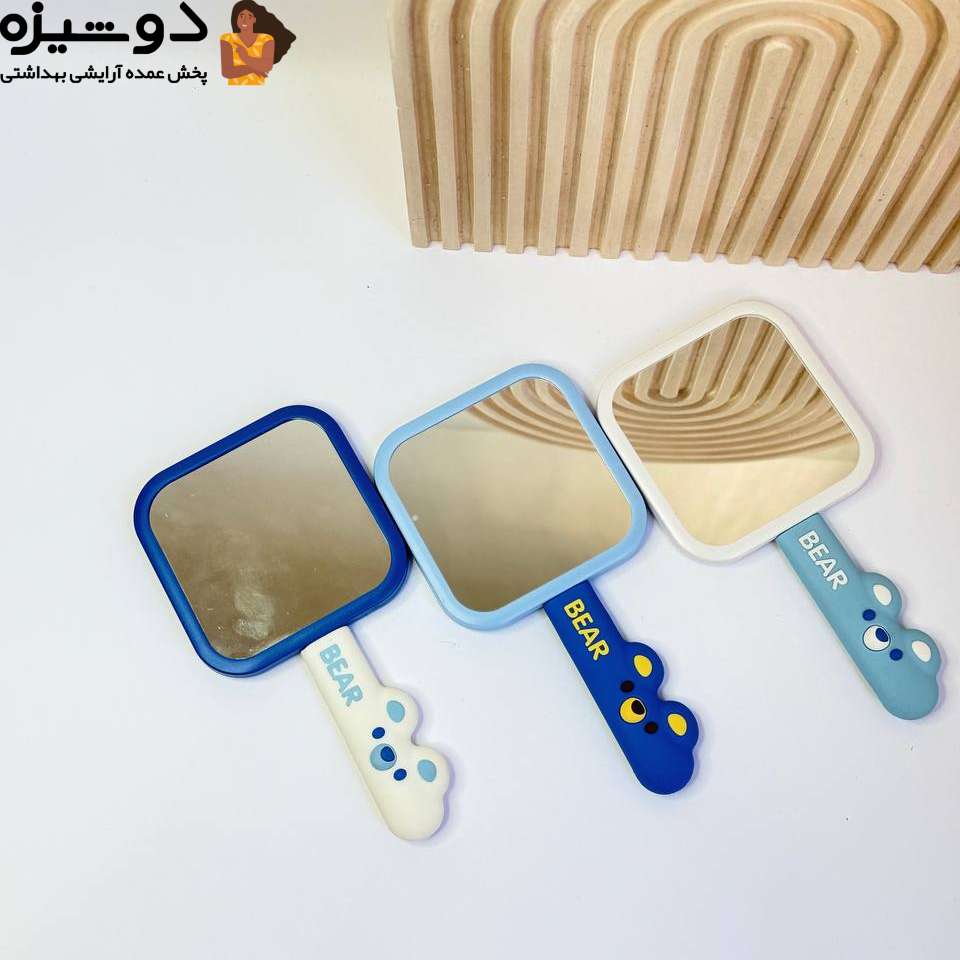 آینه مربعی خرس آبی کد 14085002